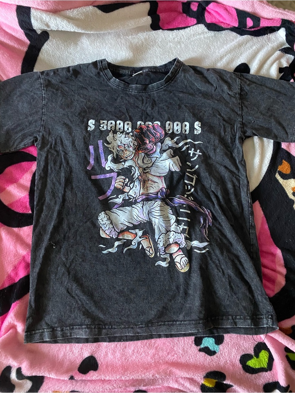Graphic of monkey d. Puffy in gear by one piece